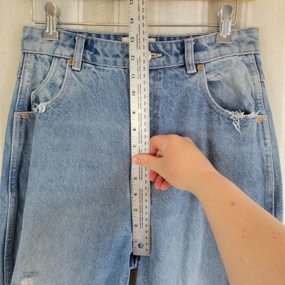 Rolla's Elle Super High Rise Relaxed Jeans Blue Size 27 - Picture 6 of 12